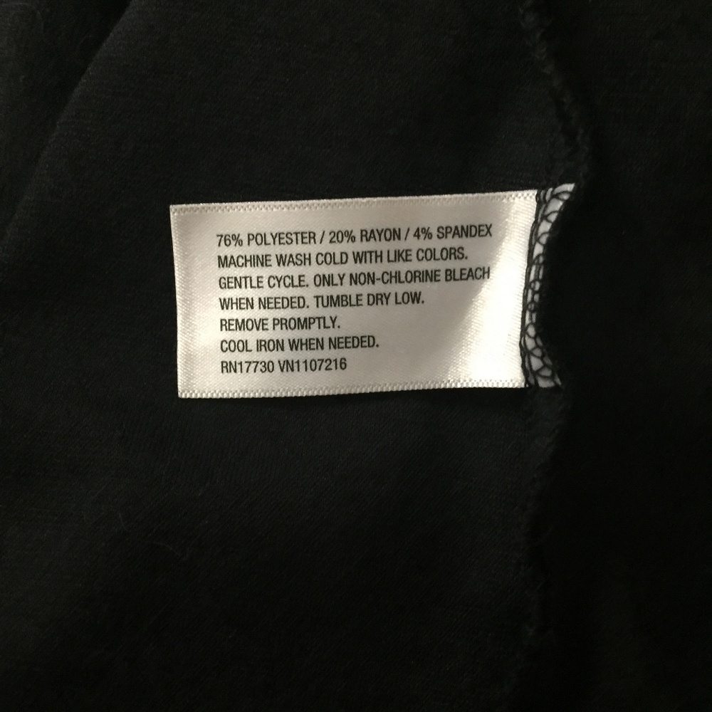 Merona Grey and Black Ponte Dress - 4X - Picture 3 of 3